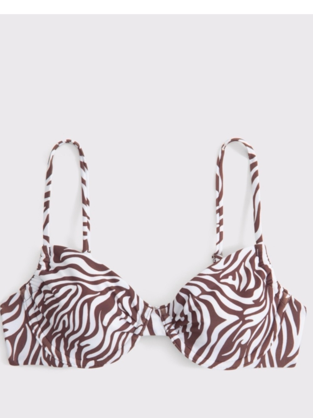 Abercrombie Curve Love Ruched Underwire Bikini Top